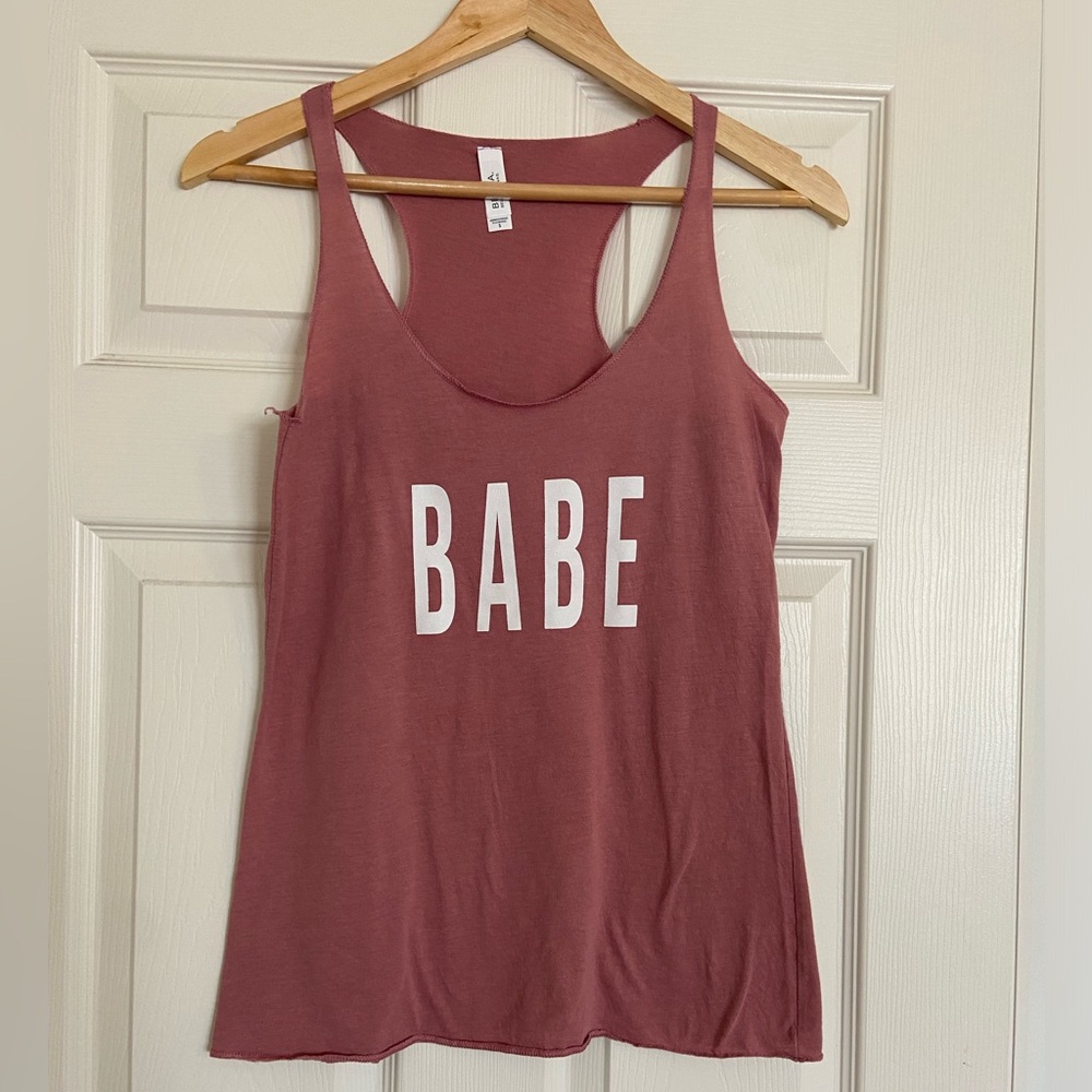 Bella Canvas Salmon Color Women’s Muscle Top, Size Small
